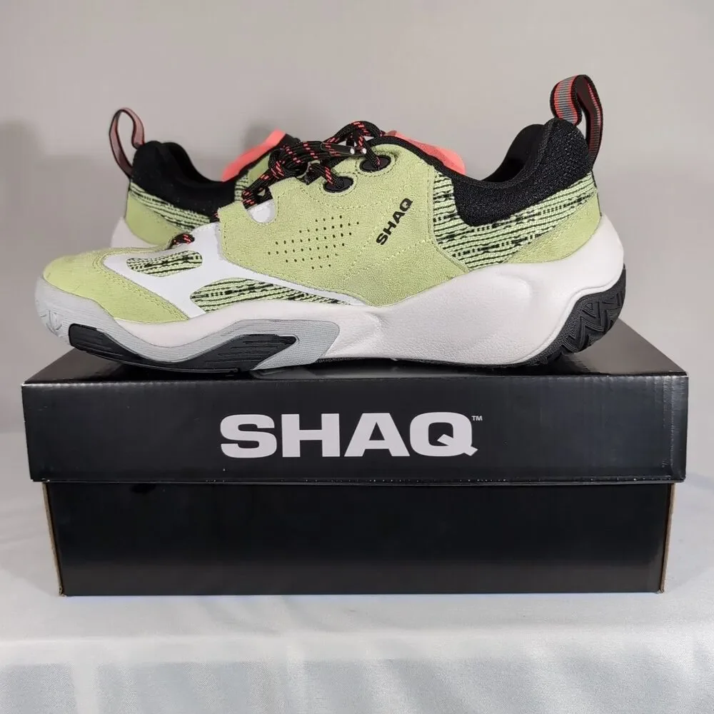 SHAQ Raq Low Men's 10 Basketball Shoes Butterfly Green Black AQ95009MK New w/Box